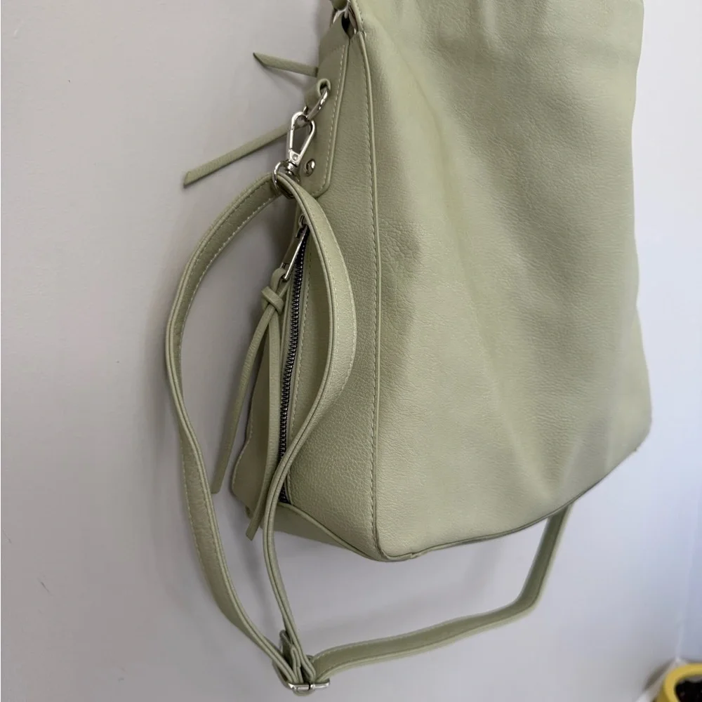 K Carroll Green Vegan Leather Hobo and Crossbody Purse